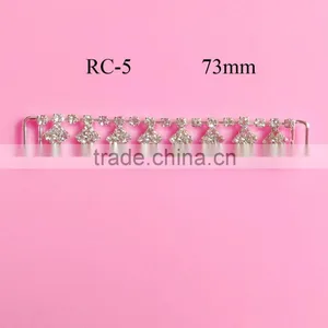 Stock Hot Selling Crystal Rhinestone Connector for Headband/hairwear(RC-5) thumbnail-1