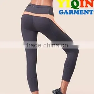 Dry Fit Mesh Yoga Tights Custom thumbnail-2