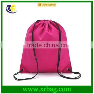 Promotional Cheap Polyester Drawstring Backpack Bags thumbnail-4