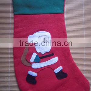Plush High Quality Santa Stocking thumbnail-1