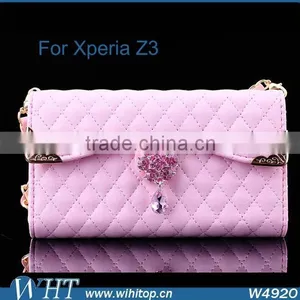 Fancy Cell Phone Case for Sony Z3, Wholesale for Sony Xperia Z3 Leather Case thumbnail-1