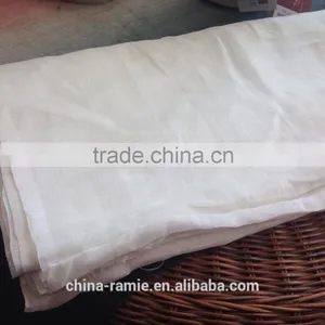 Bleached Ramie Fabric With Softening thumbnail-2