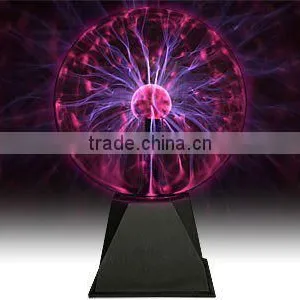 8" PLASMA NEBULA BALL Lightning Electricity Party Light TOUCH & SOUND Activated thumbnail-1