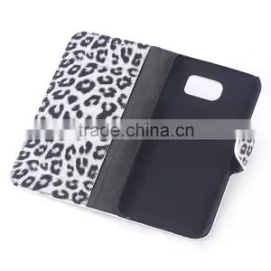 2015 the Most Fashionable Mobile Phone Accessories, Folio Pattern PU Leather Grain Flip Style Case for Smart Phone thumbnail-3