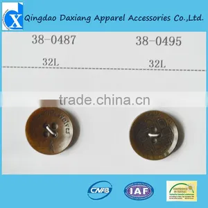 Custom Fashionable Real Corozo Button for Shirts and Uniform thumbnail-1