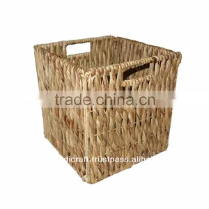 2015 New Product Square Water Hyacinth Basket for Home Decoration and Futniture thumbnail-1