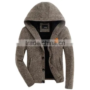 Custom Fashion Mens Zipper Sweatshirt Hoodie Dress thumbnail-1