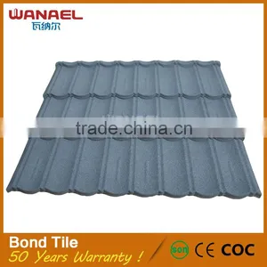 Colorful Stone Coated Corrugated Galvanised/Galvalume Sheet Metel Roof thumbnail-2