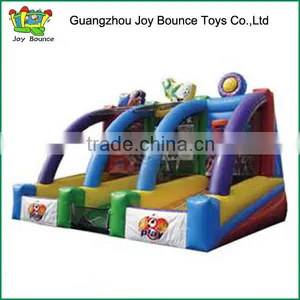 Indoor Inflatable Bouncer With Basketball Hoop Inflatable Sports Toss Game thumbnail-1