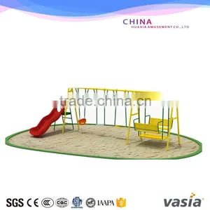 Outdoor Playground Equipment Swing and Slide for Kids thumbnail-1