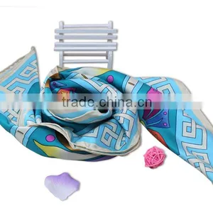 100% Silk Square Scarf for Women; Twill; 14mm; thumbnail-4