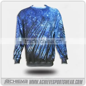 Custom Print Sweatshirt, Fleece Wholesale Crewneck Sweatshirt thumbnail-2