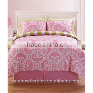 Good Quality Caihong Customized Pink Comforter thumbnail-3