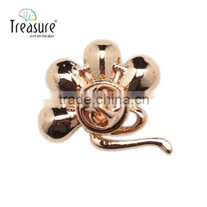 Gemstone Jewelry ga Color Flower Brooch Pin for Christmas Brooch Gift thumbnail-3