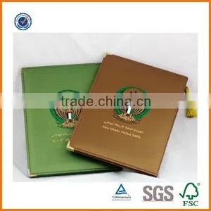 Customized Logo A4 Size Certificate Holder/genuine Leather Certificate Folder/pu Leather Certificate Portfolio thumbnail-4