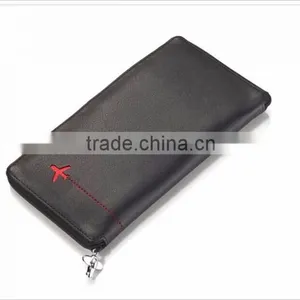 Direct Factory Sale Leather Cheque Holder/leather Passport Holder/leather Cheque Holder With Custom Logo thumbnail-1