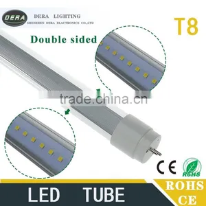 Energy Saving Double Side t8 8ft 2.4m Led Tube Light Fixture T8 Type 2400mm 45w Led Tube 2 Line thumbnail-1