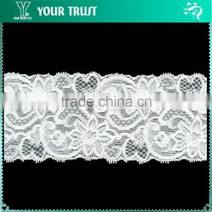 Width 1.3 Centimeter Trimming For Underwear White Stretch Elastic Lace thumbnail-4