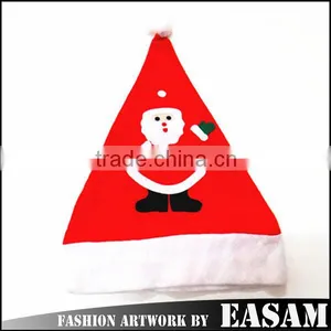 Cheap Wholesale Red Santa Custom Christmas Gift Hat thumbnail-1