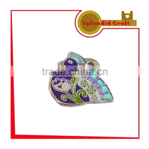 High Quality Hard Enamel Animal Shape Unique Lapel Pin thumbnail-1