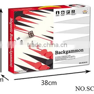 Newest Hot Sale Promotion Plastic Magnetic Backgammon Set thumbnail-2