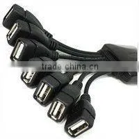Powered +AC Home Adapter Cable LN 7 Port USB HUB thumbnail-1