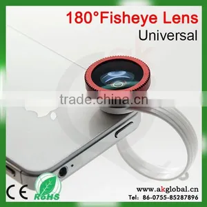 180 Degree Fish Eye Lens With Clip,fisheye Lens Mobile,mobile Phone Camera Lens thumbnail-4