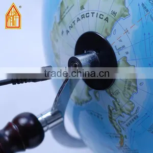 32cm Large PVC World Globe Plastic Globe Administative and Terrain With Lighting thumbnail-4