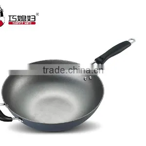 High Quality Non-stick Cast Iron Frying Wok thumbnail-1