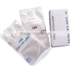 2015 Canton Fair Hot Sale pe Working Gloves in China Manufacture thumbnail-1