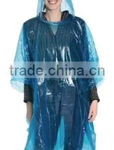 Plastic Rain Poncho With Logo thumbnail-2
