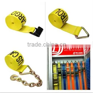Polyester Webbing Belt Ratchet Tie Down thumbnail-1