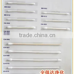 Dust Free Industrial Cleanroom Disposable Single/Double Sides Cotton Swab thumbnail-3