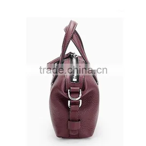 Purple Color Plain Leather Handbag Charms Wholesale thumbnail-4