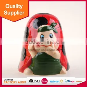 Promotional Funny Snail Shape Ceramic Money Bank for Home Decoration thumbnail-5
