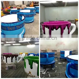 Factory Outlet Rides Theme Park Equipment Rides Coffee Cup for Kids and Adult thumbnail-6