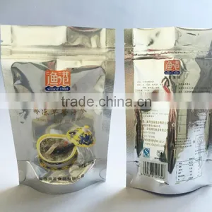 Transparent Window Zipper Stand Up Plastic Cashew Nut Packaging Bag thumbnail-4