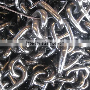 Black Painted Ocean Mooring Anchor Chain thumbnail-4