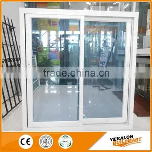 YEKALON New Top Selling High Quality Competitive Aluminium Powder Coated White Sliding Window thumbnail-2