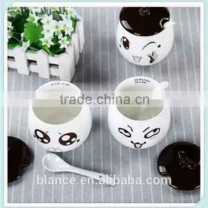 Emoji Ceramic Spice Jars in New Decorative Design Kitchen Ware thumbnail-3