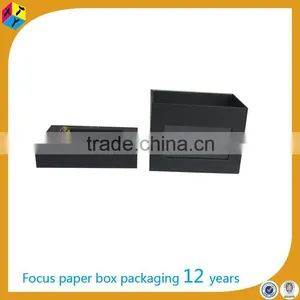 Black Packaging Paper Box With Transparent Cover thumbnail-5
