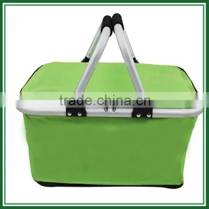 High Quality Insulated Cooler Foldable Picnic Basket thumbnail-5