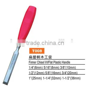 Good Quality of Wooden/plastic Handle Firmer Chisel 1/2"-163 thumbnail-1
