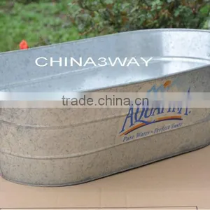 Metal Galvanised Beverage Tub thumbnail-4