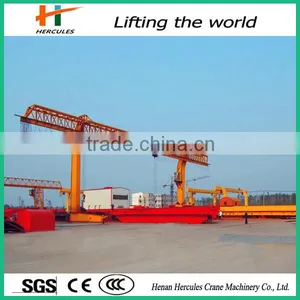 Single Girder Electric Gantry Crane With Top Running Hoist thumbnail-1