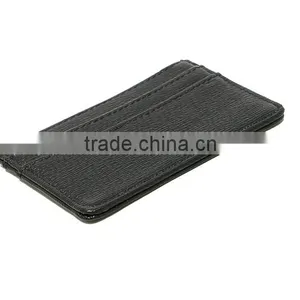 PU Leather Unisex Slim Super Thin Card Holder Pouch thumbnail-6