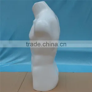 Wholesale Luxury Glossy White Custom Men Mannequin Torso thumbnail-3