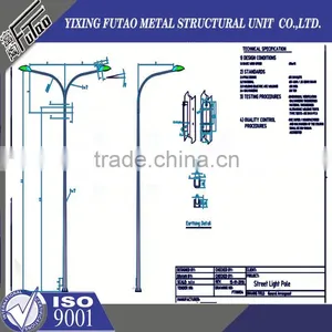 High Quality Galvanized Factory Price Lamp Pole thumbnail-4