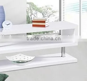 2016ELEGANTMDFBOOKSHELFHIGHGLOSSYPAINTBLACKWHITE RED TV STANDMETALSHELFSTORAGESHELFWOOD thumbnail-2
