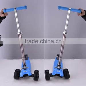 New Year Gift 3 Big PU Wheel Foldable CE EN71 Kids Pedal Kick Rockboard Scooter thumbnail-6